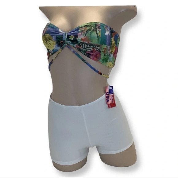 Indecent Proposal Made by Zuliana Shorts & Tube Top with Neck Tie - Picture 1 of 3